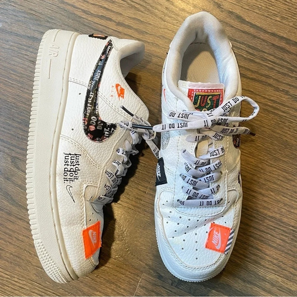Nike Air Force 1 Low ‘07 PRM ‘Just Do It’ Women’s size 8 Style AR7719-100 - Picture 13 of 13